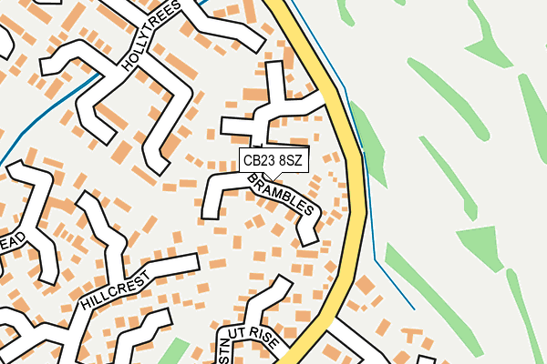 CB23 8SZ map - OS OpenMap – Local (Ordnance Survey)