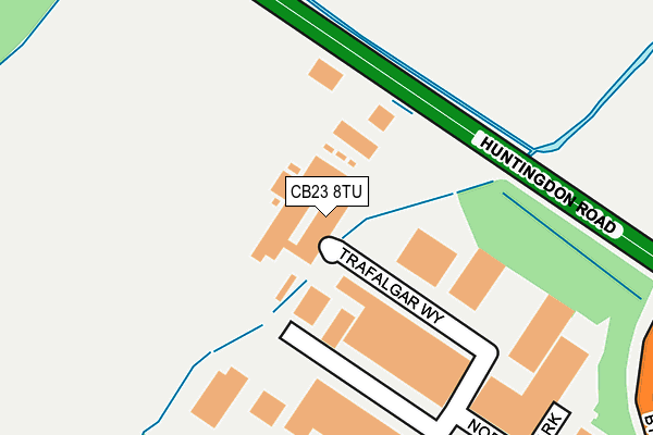 CB23 8TU map - OS OpenMap – Local (Ordnance Survey)