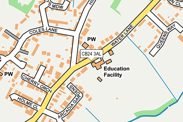 Map of WISER GREEN PROPERTIES LTD at local scale