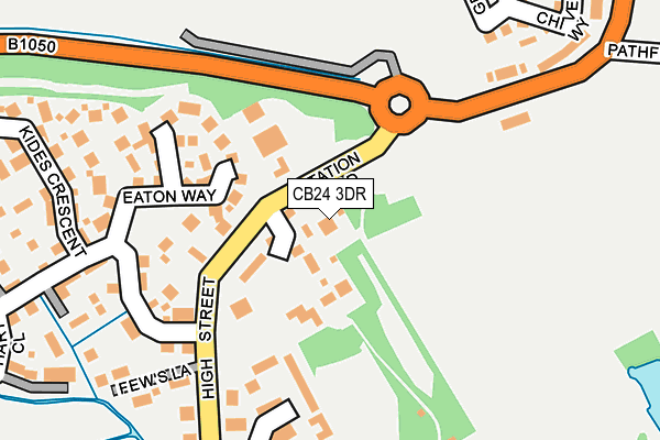 CB24 3DR map - OS OpenMap – Local (Ordnance Survey)