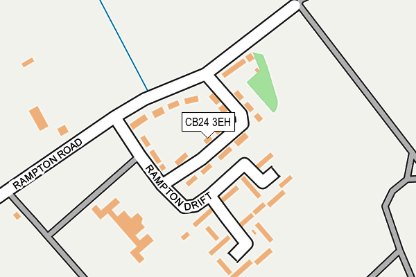 CB24 3EH map - OS OpenMap – Local (Ordnance Survey)