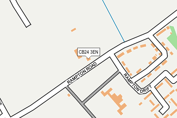 CB24 3EN map - OS OpenMap – Local (Ordnance Survey)