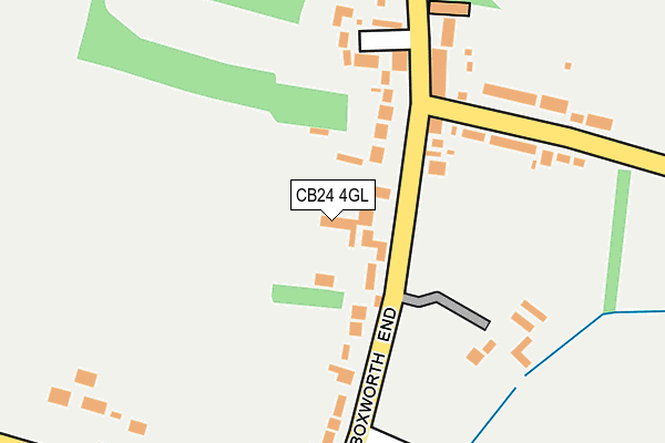 CB24 4GL map - OS OpenMap – Local (Ordnance Survey)