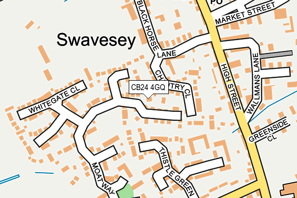 CB24 4GQ map - OS OpenMap – Local (Ordnance Survey)