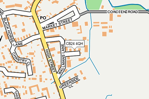CB24 4QH map - OS OpenMap – Local (Ordnance Survey)
