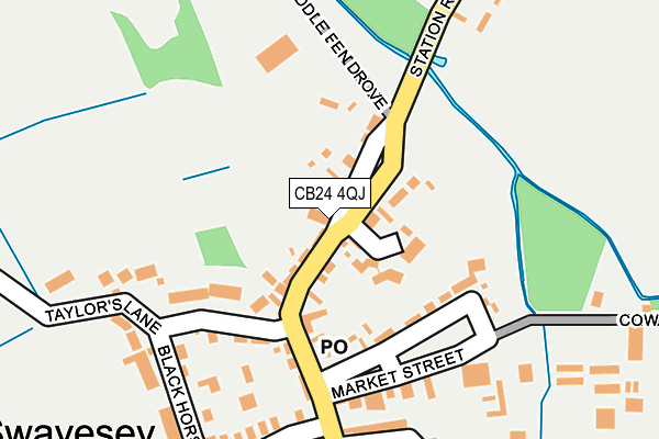 CB24 4QJ map - OS OpenMap – Local (Ordnance Survey)