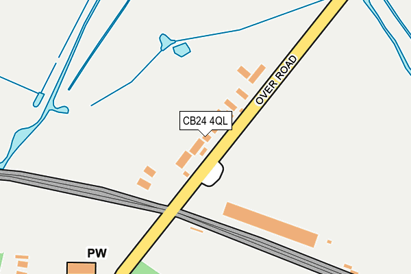 CB24 4QL map - OS OpenMap – Local (Ordnance Survey)