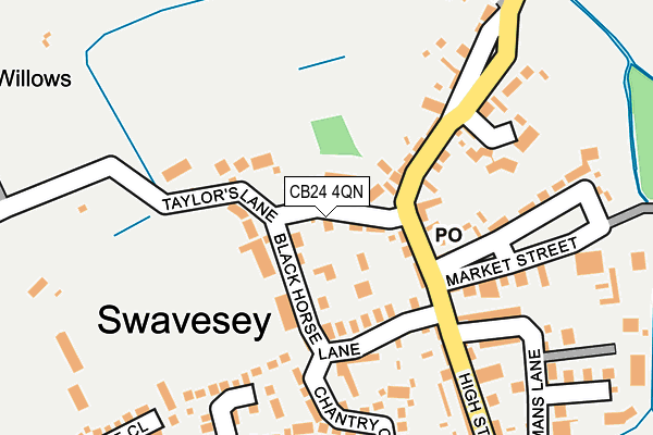 CB24 4QN map - OS OpenMap – Local (Ordnance Survey)