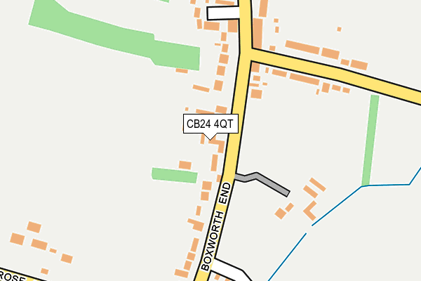 CB24 4QT map - OS OpenMap – Local (Ordnance Survey)