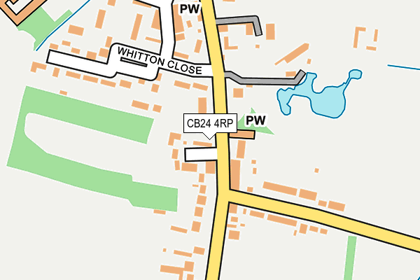 CB24 4RP map - OS OpenMap – Local (Ordnance Survey)