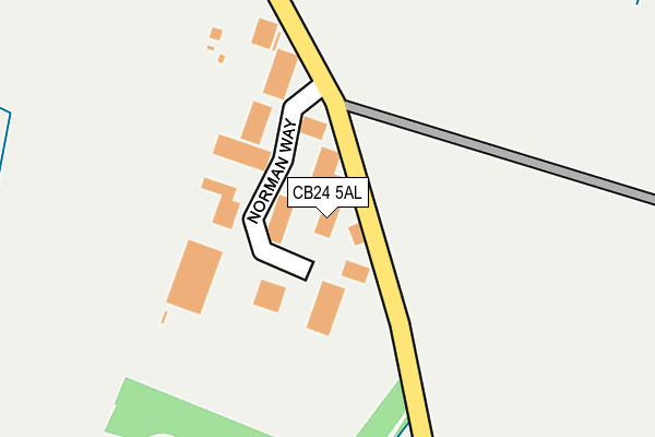 CB24 5AL map - OS OpenMap – Local (Ordnance Survey)