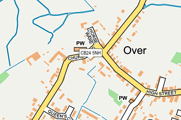 CB24 5NH map - OS OpenMap – Local (Ordnance Survey)