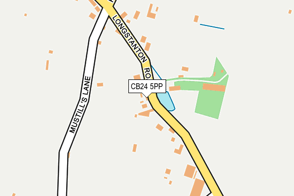 CB24 5PP map - OS OpenMap – Local (Ordnance Survey)