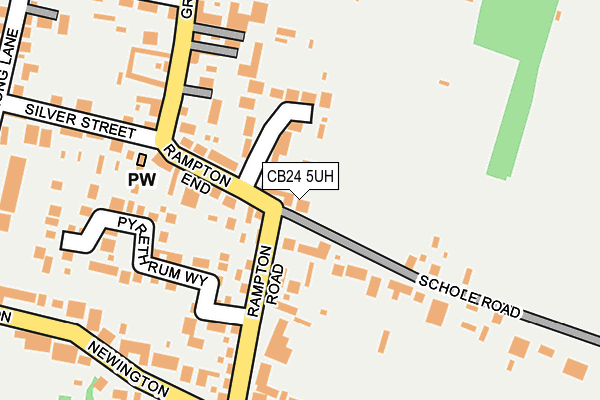 CB24 5UH map - OS OpenMap – Local (Ordnance Survey)