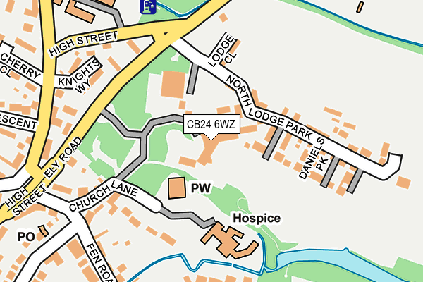 Map of MILTON HALL HOLDINGS LIMITED at local scale