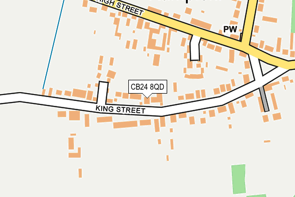 CB24 8QD map - OS OpenMap – Local (Ordnance Survey)