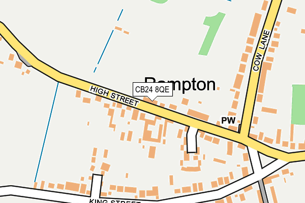 CB24 8QE map - OS OpenMap – Local (Ordnance Survey)