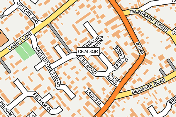CB24 8QR map - OS OpenMap – Local (Ordnance Survey)