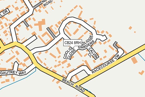 CB24 8RH map - OS OpenMap – Local (Ordnance Survey)