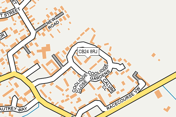 CB24 8RJ map - OS OpenMap – Local (Ordnance Survey)