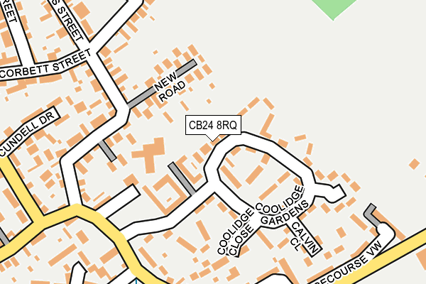 CB24 8RQ map - OS OpenMap – Local (Ordnance Survey)