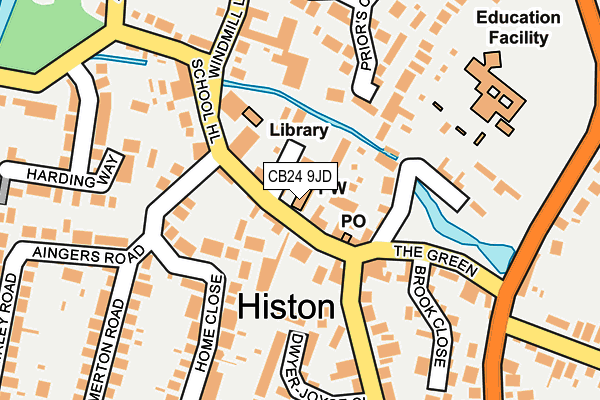 Map of BECHECOMBERS HAIR SALON LTD at local scale