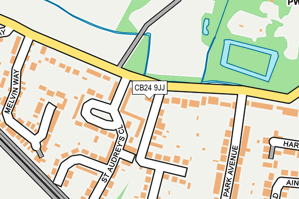 Map of CAMBRIDGESHIRE CREATIVE DEVELOPMENTS LTD at local scale