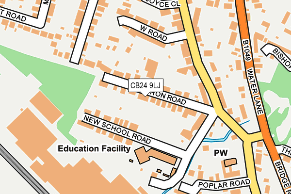 Map of GREEN BLUE YOU LTD at local scale