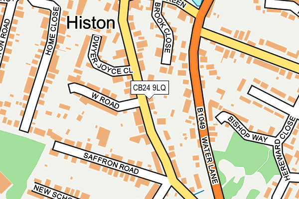 Map of ECOROUTE LIMITED at local scale