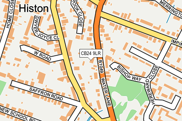 Map of WATER LANE TECH LTD at local scale