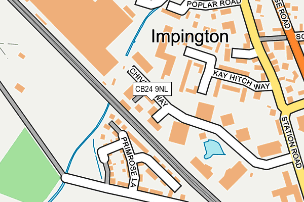 Map of WRENFIELD LIMITED at local scale