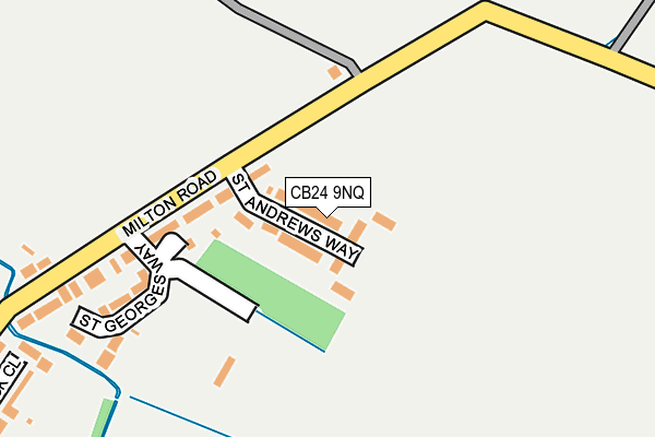 CB24 9NQ map - OS OpenMap – Local (Ordnance Survey)