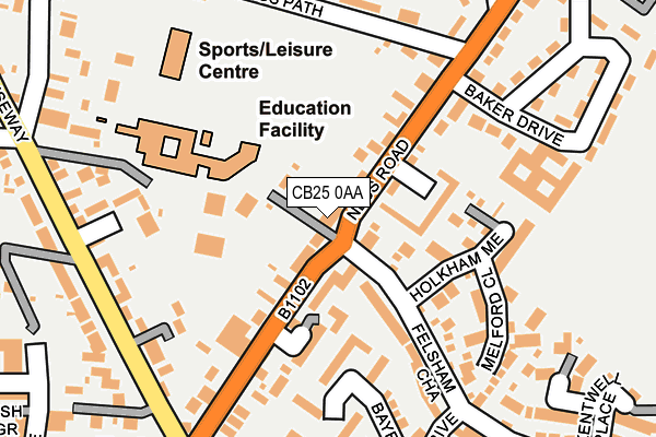 Map of COLM JOSEPH GARDENS LIMITED at local scale