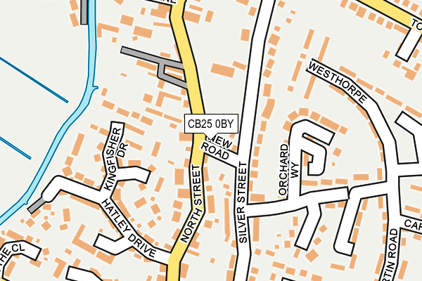 CB25 0BY map - OS OpenMap – Local (Ordnance Survey)