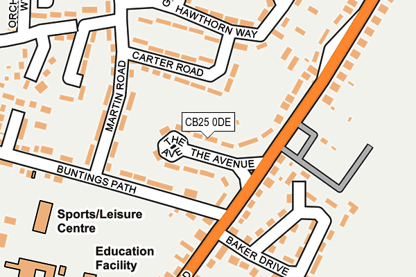 Map of CCB ELECTRICAL LTD at local scale