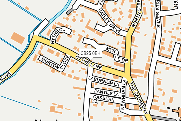 CB25 0EH map - OS OpenMap – Local (Ordnance Survey)