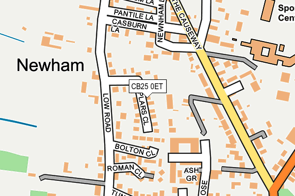 CB25 0ET map - OS OpenMap – Local (Ordnance Survey)