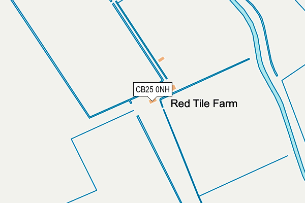 CB25 0NH map - OS OpenMap – Local (Ordnance Survey)