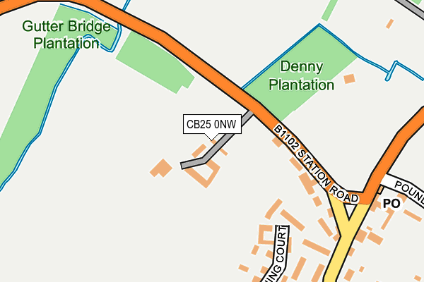 Map of SUNNYACRES MANAGEMENT COMPANY LIMITED at local scale