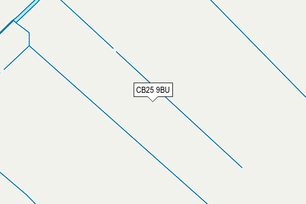 CB25 9BU map - OS OpenMap – Local (Ordnance Survey)