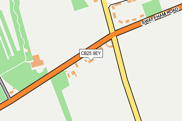 CB25 9EY map - OS OpenMap – Local (Ordnance Survey)