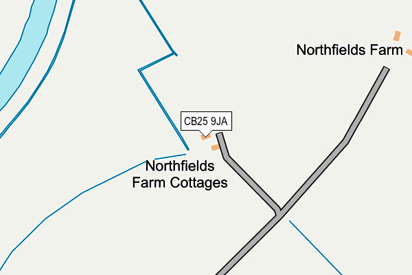 CB25 9JA map - OS OpenMap – Local (Ordnance Survey)