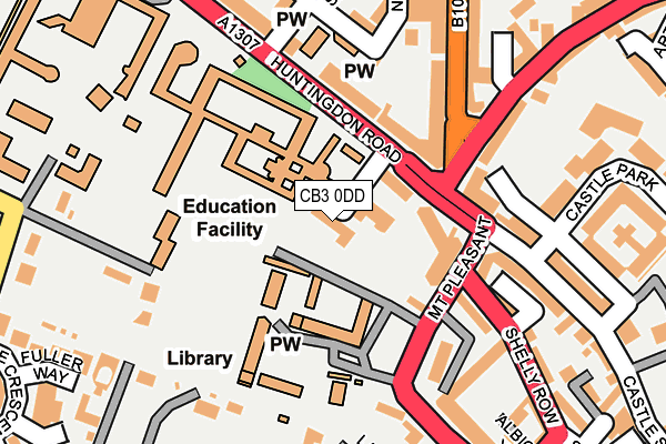 CB3 0DD map - OS OpenMap – Local (Ordnance Survey)