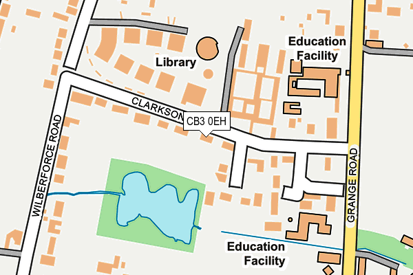 CB3 0EH map - OS OpenMap – Local (Ordnance Survey)