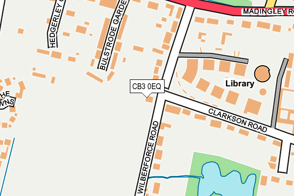 CB3 0EQ map - OS OpenMap – Local (Ordnance Survey)