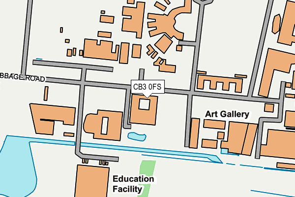 CB3 0FS map - OS OpenMap – Local (Ordnance Survey)