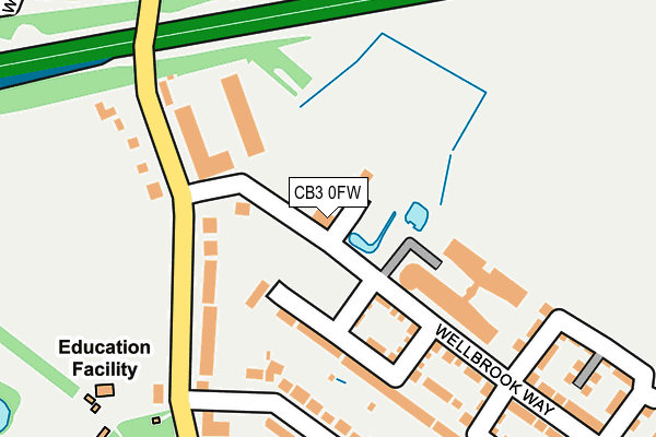 CB3 0FW map - OS OpenMap – Local (Ordnance Survey)