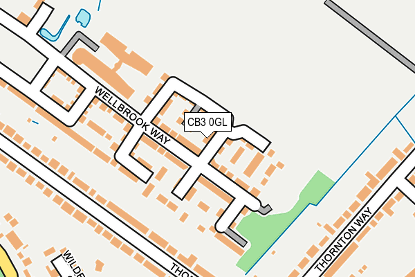 CB3 0GL map - OS OpenMap – Local (Ordnance Survey)