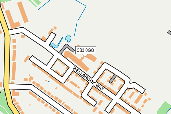 CB3 0GQ map - OS OpenMap – Local (Ordnance Survey)