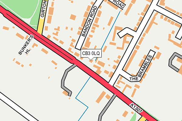CB3 0LQ map - OS OpenMap – Local (Ordnance Survey)
